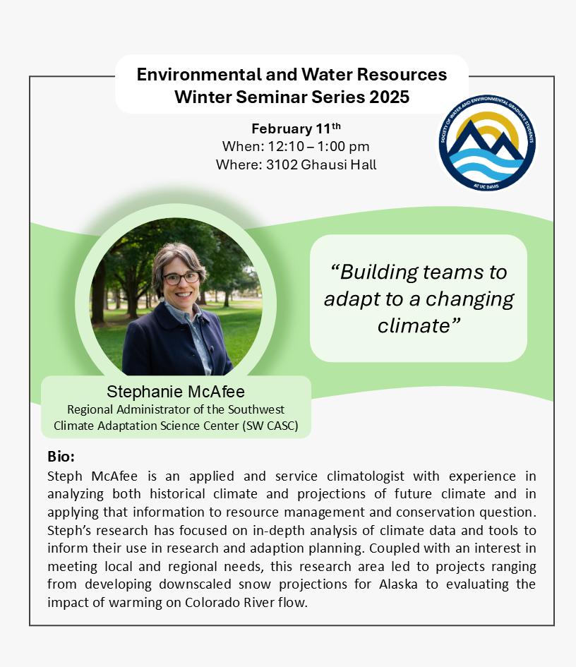 Stephanie McAfee Flyer Presentation. February 11th from noon to 1pm, at Ghausi Hall Library.