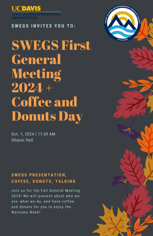 SWEGS First General Meeting flyer