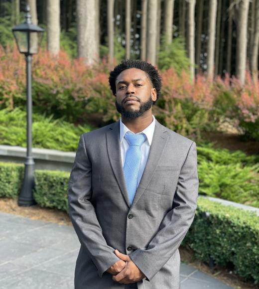 Mel Johnson in a suit