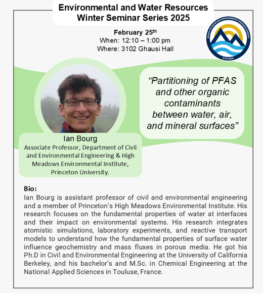Ian Bourg Flyer Presentation. February 25th from noon to 1pm, at Ghausi Hall Library.
