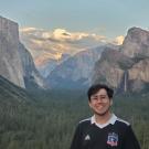 Felipe Ulloa with Yosemite Valley in the back